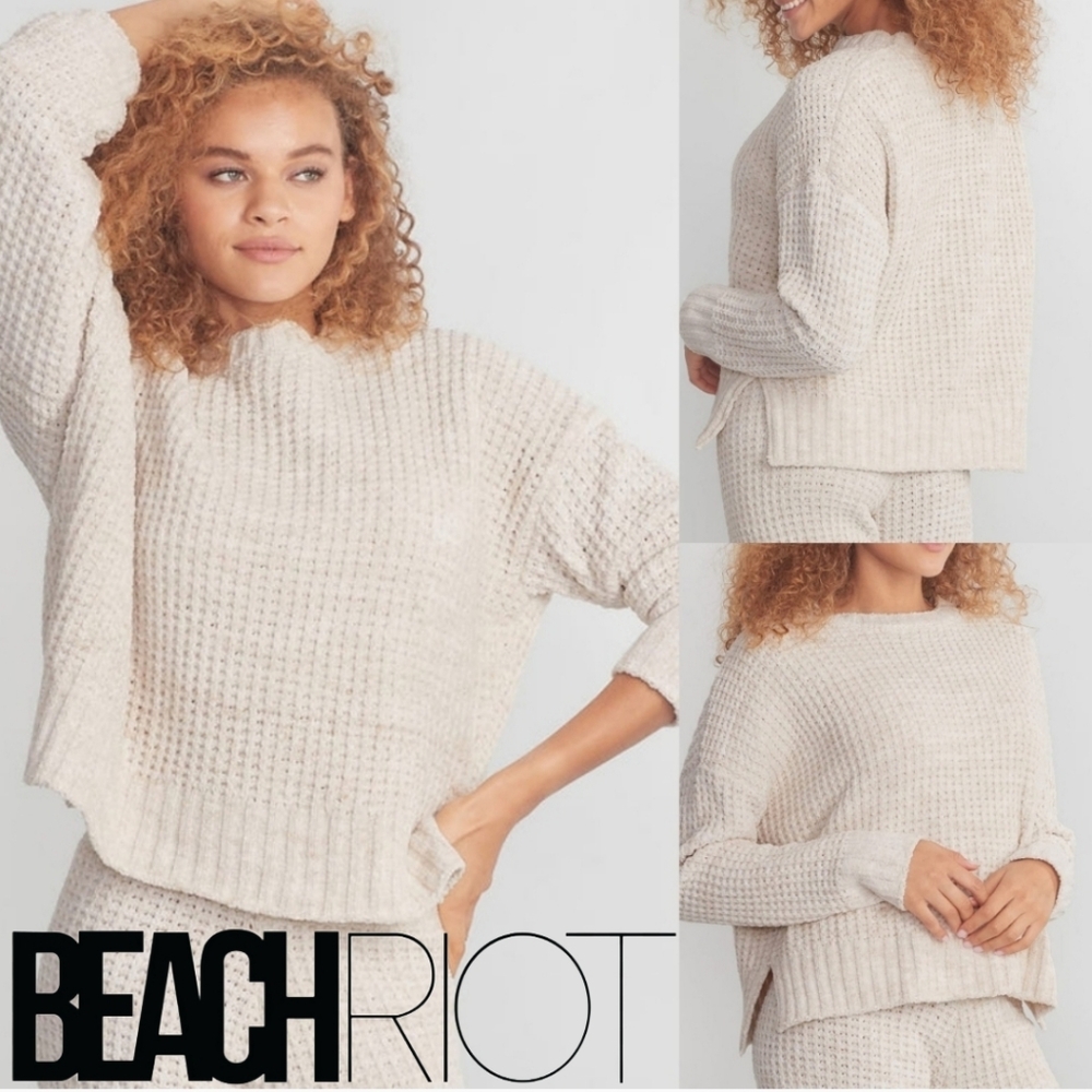 🆕️ Beach Riot Callie Waffle Knit Sweater